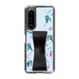 Slim Protection Case - STAND & RING RIBBON Black［ HATSUNE MIKU - Ribbon - Instrumental - Blue ］