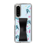 Slim Protection Case - STAND & RING RIBBON Black［ HATSUNE MIKU - Ribbon - Instrumental - Blue ］