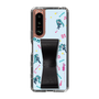 Slim Protection Case - STAND & RING RIBBON Black［ HATSUNE MIKU - Ribbon - Instrumental - Blue ］