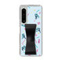 Slim Protection Case - STAND & RING RIBBON Black［ HATSUNE MIKU - Ribbon - Instrumental - Blue ］