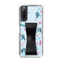 Slim Protection Case - STAND & RING RIBBON Black［ HATSUNE MIKU - Ribbon - Instrumental - Blue ］