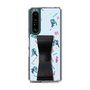 Slim Protection Case - STAND & RING RIBBON Black［ HATSUNE MIKU - Ribbon - Instrumental - Blue ］
