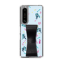 Slim Protection Case - STAND & RING RIBBON Black［ HATSUNE MIKU - Ribbon - Instrumental - Blue ］
