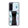 Slim Protection Case - STAND & RING RIBBON Black［ HATSUNE MIKU - Ribbon - Instrumental - Blue ］