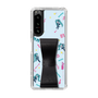 Slim Protection Case - STAND & RING RIBBON Black［ HATSUNE MIKU - Ribbon - Instrumental - Blue ］