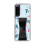Slim Protection Case - STAND & RING RIBBON Black［ HATSUNE MIKU - Ribbon - Instrumental - Blue ］