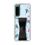 Slim Protection Case - STAND & RING RIBBON Black［ HATSUNE MIKU - Ribbon - Instrumental - Blue ］