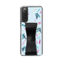 Slim Protection Case - STAND & RING RIBBON Black［ HATSUNE MIKU - Ribbon - Instrumental - Blue ］