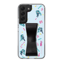 Slim Protection Case - STAND & RING RIBBON Black［ HATSUNE MIKU - Ribbon - Instrumental - Blue ］
