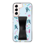 Slim Protection Case - STAND & RING RIBBON Black［ HATSUNE MIKU - Ribbon - Instrumental - Blue ］
