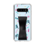 Slim Protection Case - STAND & RING RIBBON Black［ HATSUNE MIKU - Ribbon - Instrumental - Blue ］