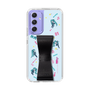 Slim Protection Case - STAND & RING RIBBON Black［ HATSUNE MIKU - Ribbon - Instrumental - Blue ］