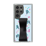 Slim Protection Case - STAND & RING RIBBON Black［ HATSUNE MIKU - Ribbon - Instrumental - Blue ］