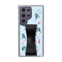 Slim Protection Case - STAND & RING RIBBON Black［ HATSUNE MIKU - Ribbon - Instrumental - Blue ］
