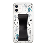Slim Protection Case - STAND & RING RIBBON Black［ HATSUNE MIKU - Ribbon - Instrumental - Monochrome ］