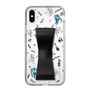 Slim Protection Case - STAND & RING RIBBON Black［ HATSUNE MIKU - Ribbon - Instrumental - Monochrome ］