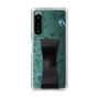 Slim Protection Case - STAND & RING RIBBON Black［ HATSUNE MIKU - Ribbon - Instrumental - Monochrome ］