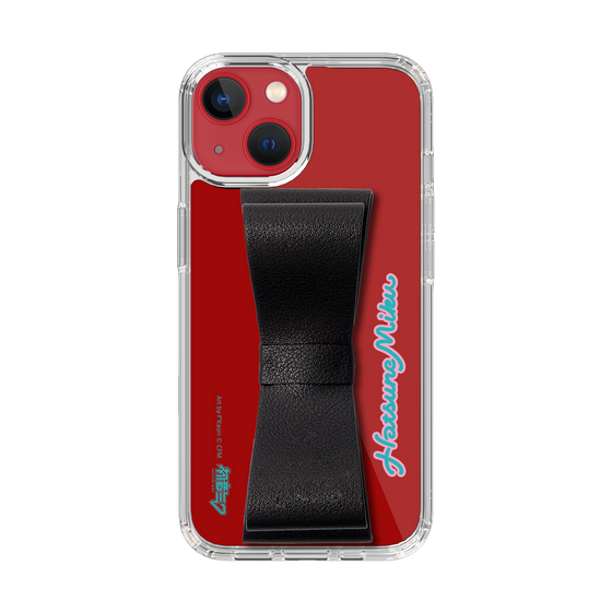 Slim Protection Case - STAND & RING RIBBON Black［ HATSUNE MIKU - Ribbon - Logo ］