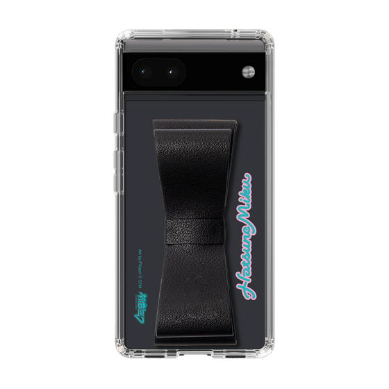 Slim Protection Case - STAND & RING RIBBON Black［ HATSUNE MIKU - Ribbon - Logo ］