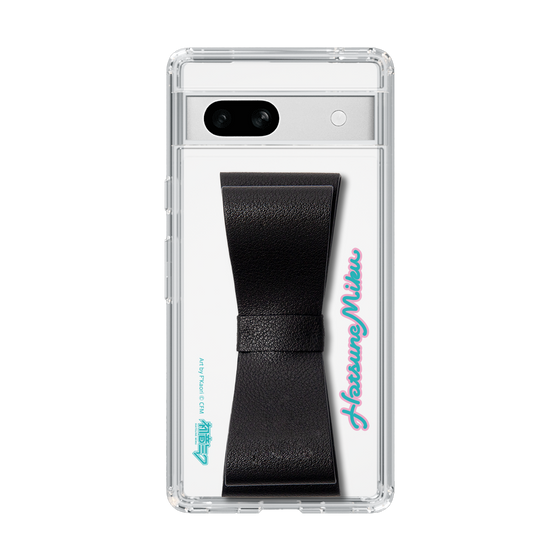 Slim Protection Case - STAND & RING RIBBON Black［ HATSUNE MIKU - Ribbon - Logo ］