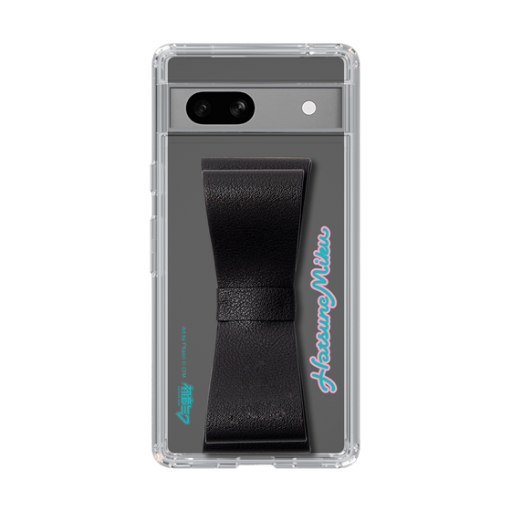 Slim Protection Case - STAND & RING RIBBON Black［ HATSUNE MIKU - Ribbon - Logo ］