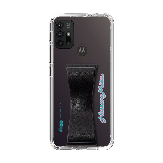 Slim Protection Case - STAND & RING RIBBON Black［ HATSUNE MIKU - Ribbon - Logo ］