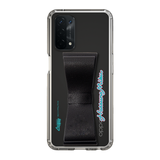 Slim Protection Case - STAND & RING RIBBON Black［ HATSUNE MIKU - Ribbon - Logo ］