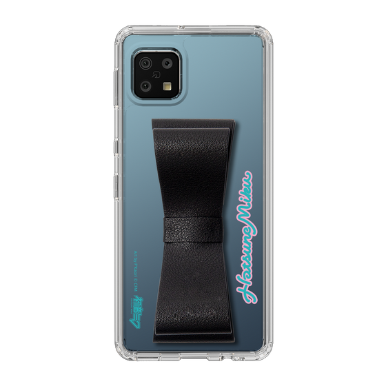 Slim Protection Case - STAND & RING RIBBON Black［ HATSUNE MIKU - Ribbon - Logo ］