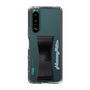 Slim Protection Case - STAND & RING RIBBON Black［ HATSUNE MIKU - Ribbon - Logo ］