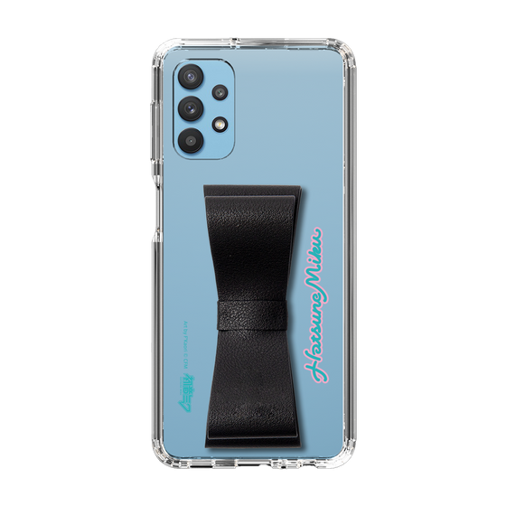 Slim Protection Case - STAND & RING RIBBON Black［ HATSUNE MIKU - Ribbon - Logo ］