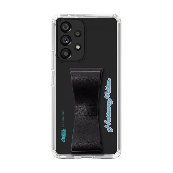 Slim Protection Case - STAND & RING RIBBON Black［ HATSUNE MIKU - Ribbon - Logo ］