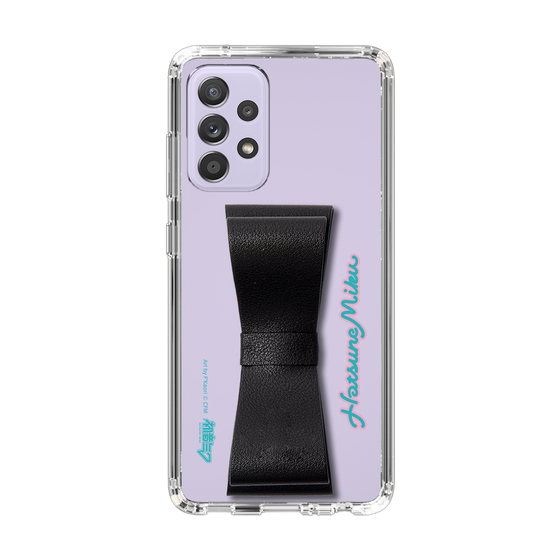 Slim Protection Case - STAND & RING RIBBON Black［ HATSUNE MIKU - Ribbon - Logo ］