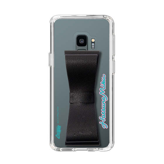 Slim Protection Case - STAND & RING RIBBON Black［ HATSUNE MIKU - Ribbon - Logo ］