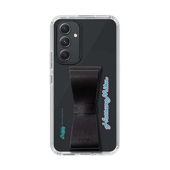 Slim Protection Case - STAND & RING RIBBON Black［ HATSUNE MIKU - Ribbon - Logo ］