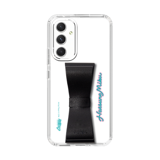 Slim Protection Case - STAND & RING RIBBON Black［ HATSUNE MIKU - Ribbon - Logo ］