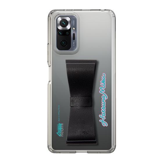 Slim Protection Case - STAND & RING RIBBON Black［ HATSUNE MIKU - Ribbon - Logo ］