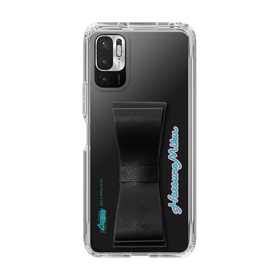 Slim Protection Case - STAND & RING RIBBON Black［ HATSUNE MIKU - Ribbon - Logo ］