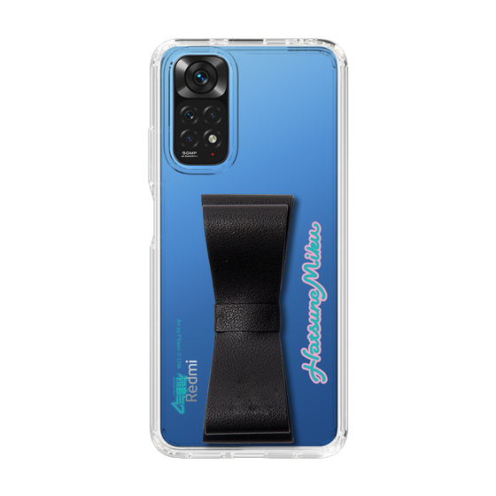 Slim Protection Case - STAND & RING RIBBON Black［ HATSUNE MIKU - Ribbon - Logo ］