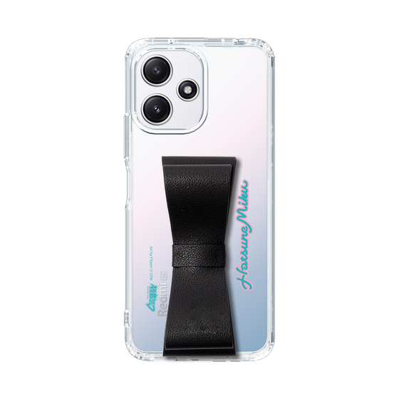 Slim Protection Case - STAND & RING RIBBON Black［ HATSUNE MIKU - Ribbon - Logo ］