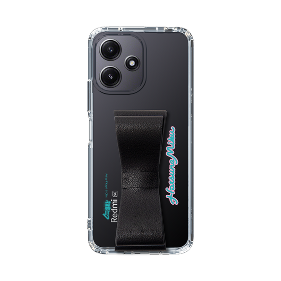 Slim Protection Case - STAND & RING RIBBON Black［ HATSUNE MIKU - Ribbon - Logo ］