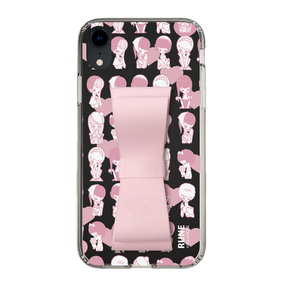 Slim Protection Case - STAND & RING RIBBON Sakura Pink［ Rune Naito - RUNE Girl Kids ］