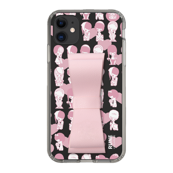 Slim Protection Case - STAND & RING RIBBON Sakura Pink［ Rune Naito - RUNE Girl Kids ］