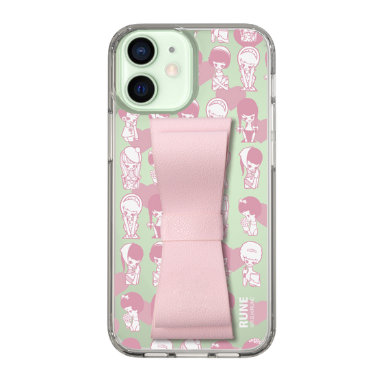 Slim Protection Case - STAND & RING RIBBON Sakura Pink［ Rune Naito - RUNE Girl Kids ］