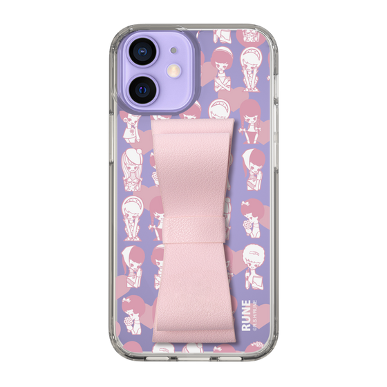Slim Protection Case - STAND & RING RIBBON Sakura Pink［ Rune Naito - RUNE Girl Kids ］
