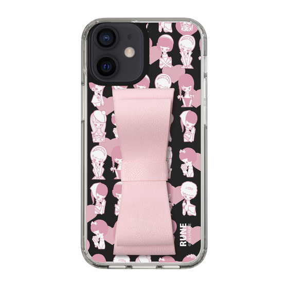 Slim Protection Case - STAND & RING RIBBON Sakura Pink［ Rune Naito - RUNE Girl Kids ］
