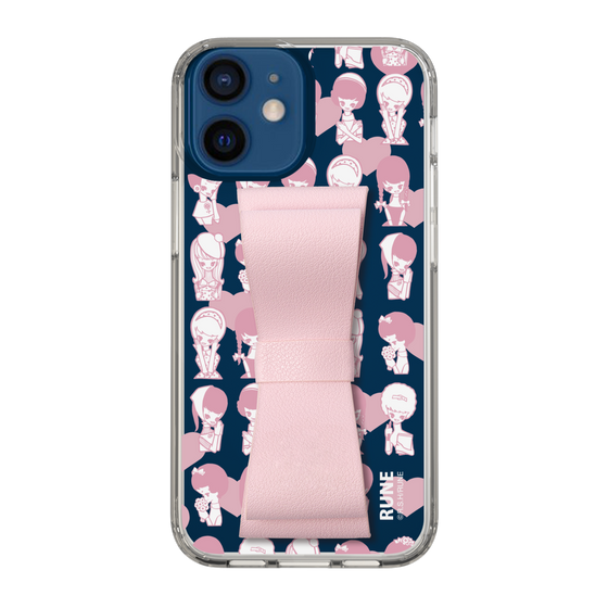 Slim Protection Case - STAND & RING RIBBON Sakura Pink［ Rune Naito - RUNE Girl Kids ］
