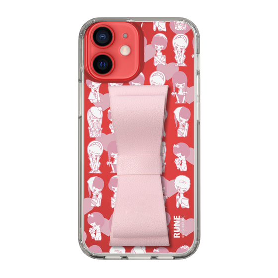 Slim Protection Case - STAND & RING RIBBON Sakura Pink［ Rune Naito - RUNE Girl Kids ］