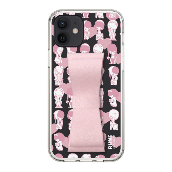Slim Protection Case - STAND & RING RIBBON Sakura Pink［ Rune Naito - RUNE Girl Kids ］