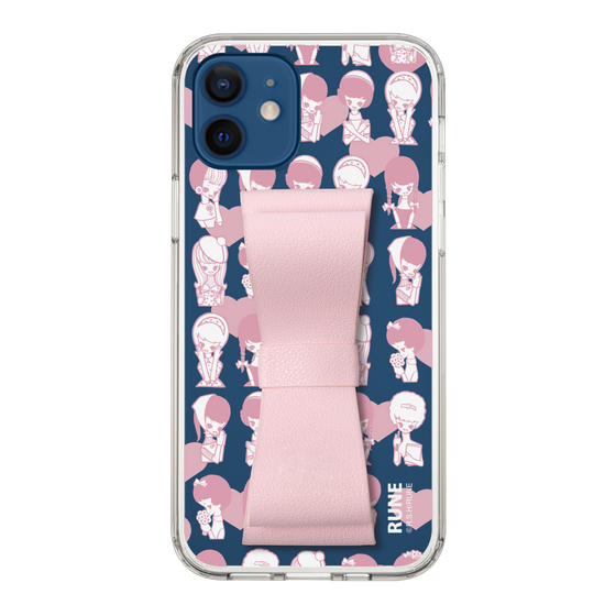 Slim Protection Case - STAND & RING RIBBON Sakura Pink［ Rune Naito - RUNE Girl Kids ］