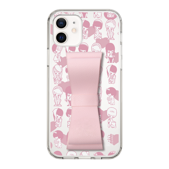 Slim Protection Case - STAND & RING RIBBON Sakura Pink［ Rune Naito - RUNE Girl Kids ］